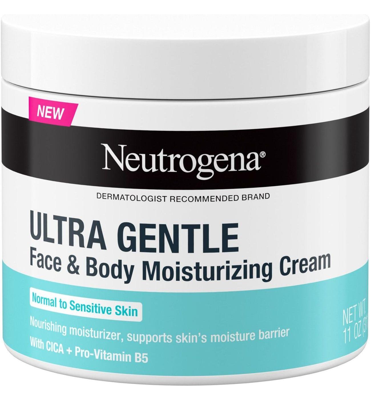 Neutrogena Ultra Gentle Cream Face & Body Moisturizer; image 1 of 5