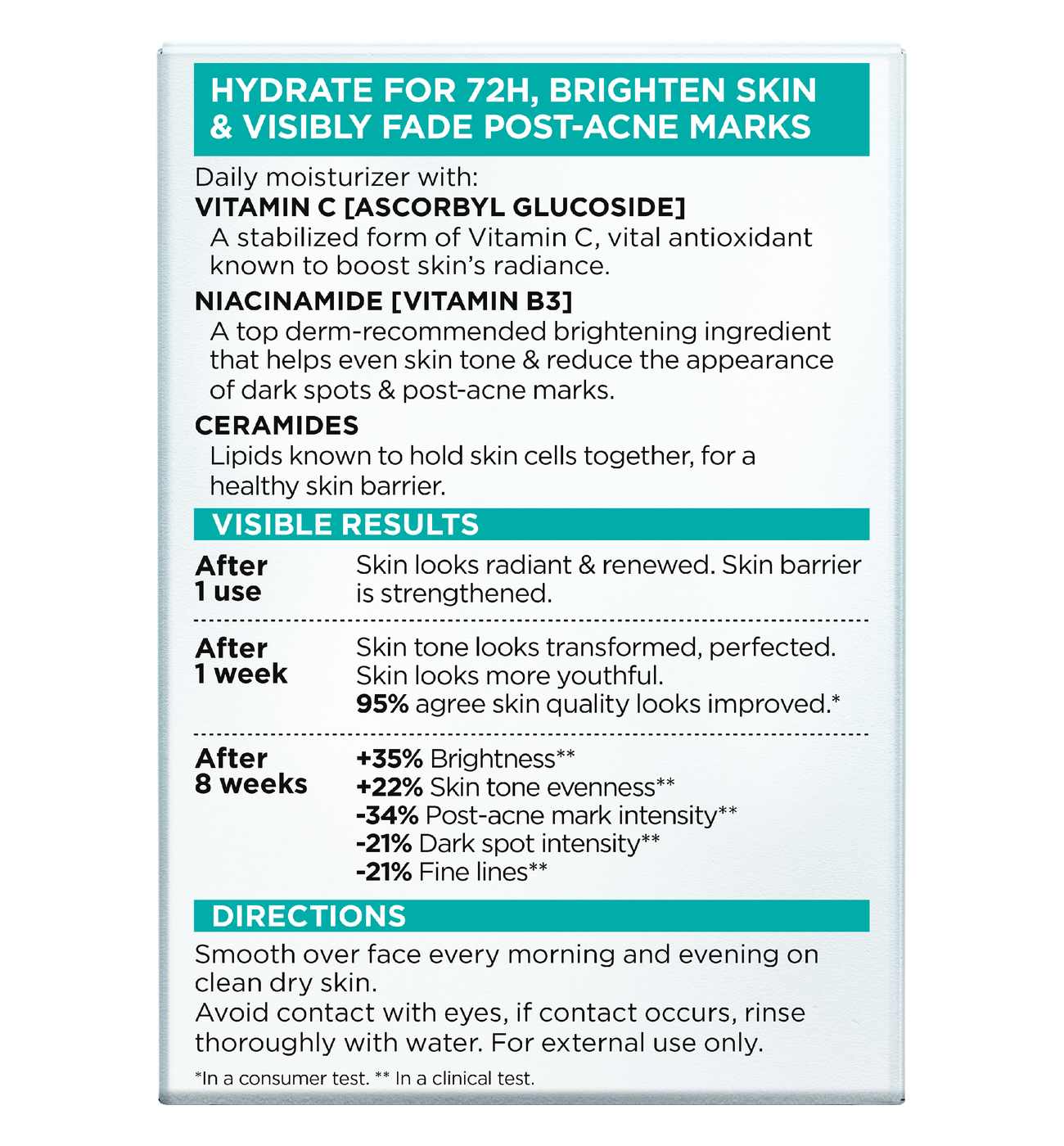 L'Oréal Paris Bright Reveal Vitamin C Glow Moisturizer; image 5 of 5