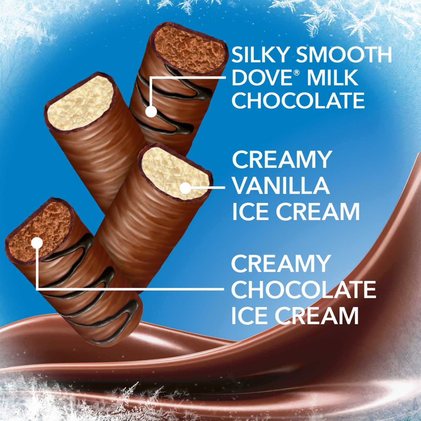 Dove Milk Chocolate Coated Vanilla & Chocolate Ice Cream Minis Variety Pack; image 7 of 10