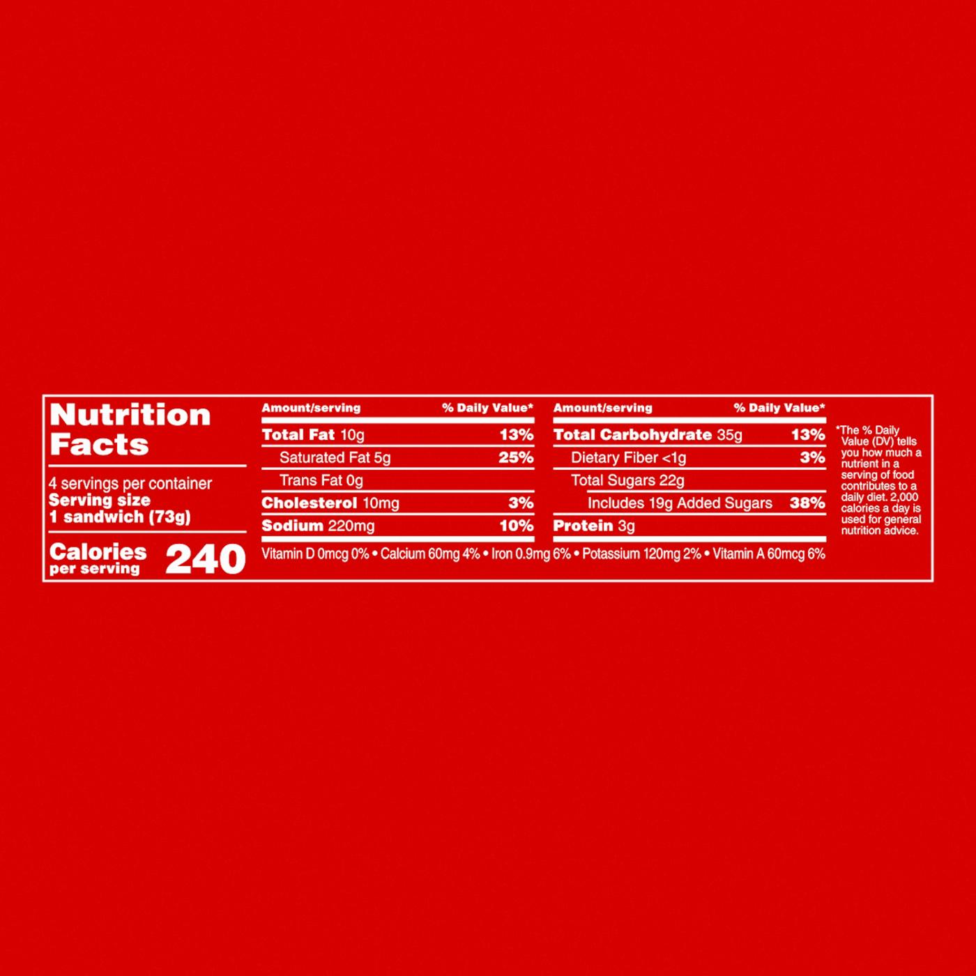 M&M'S Peanut Butter Ice Cream Sugar Cookie Ice Cream Sandwiches; image 2 of 9