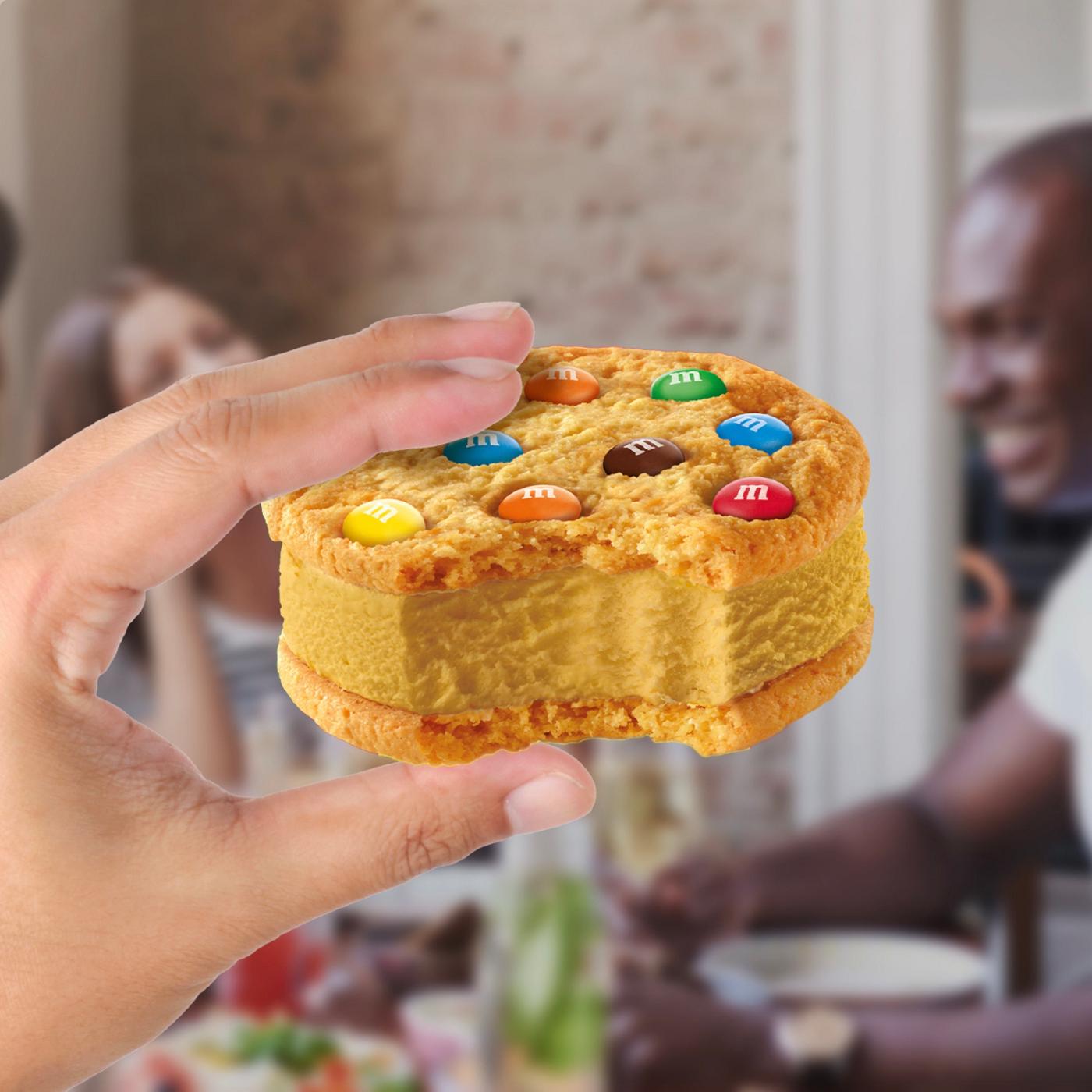 M&M'S Peanut Butter Ice Cream Sugar Cookie Ice Cream Sandwiches; image 7 of 9