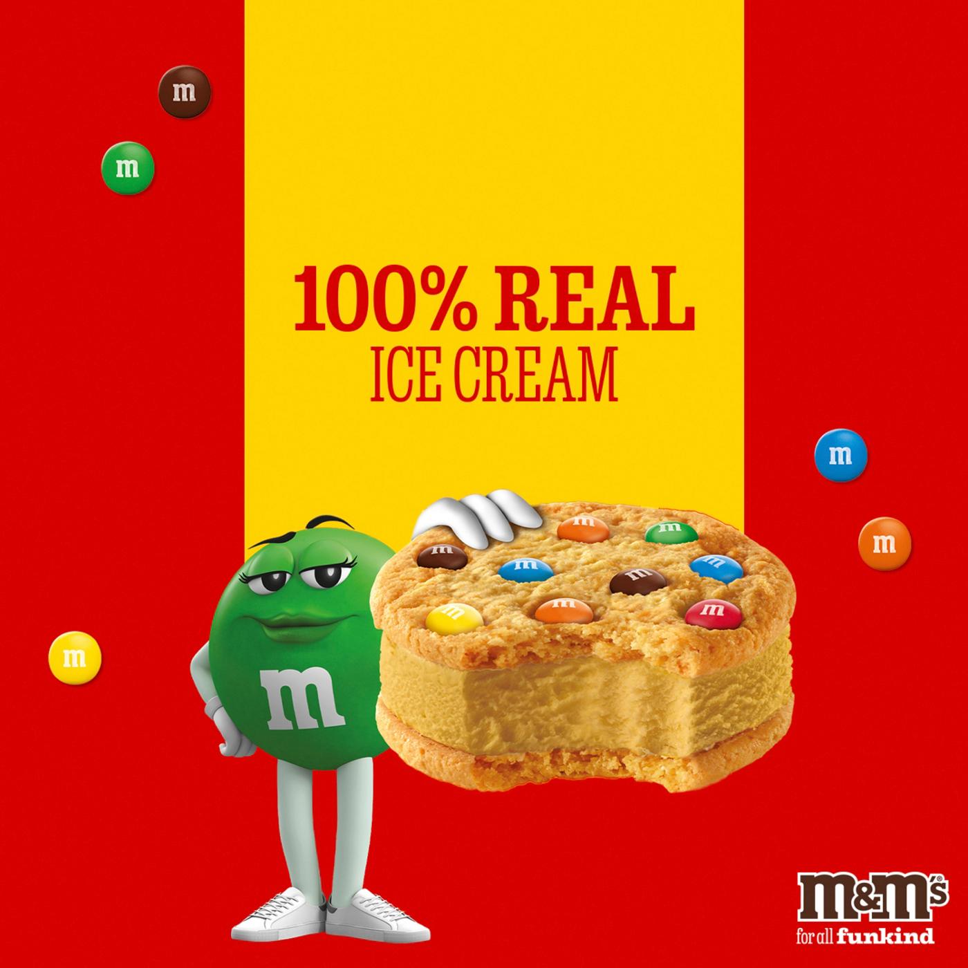 M&M'S Peanut Butter Ice Cream Sugar Cookie Ice Cream Sandwiches; image 9 of 9