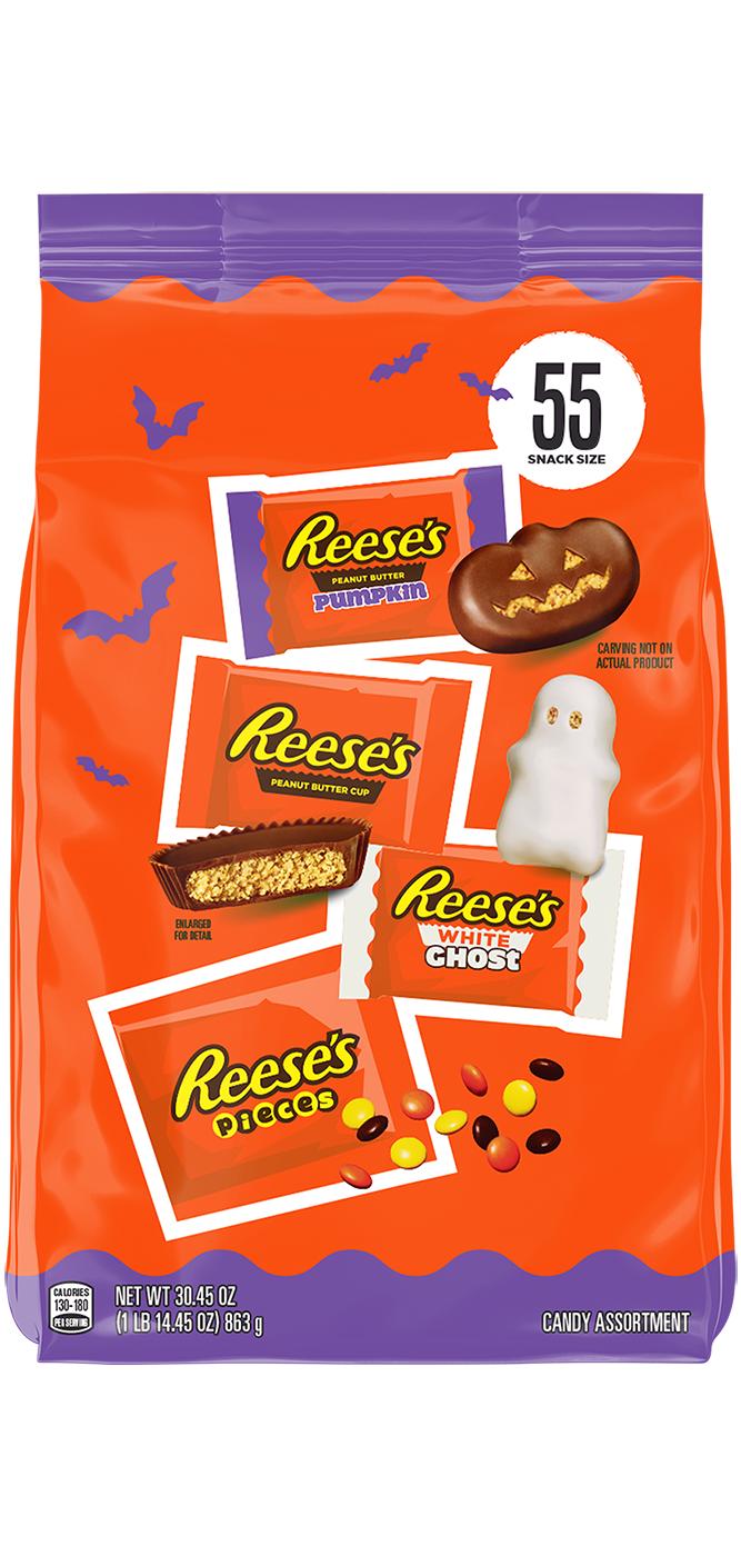 Hershey's Snack Size Peanut Butter Halloween Candy; image 2 of 2