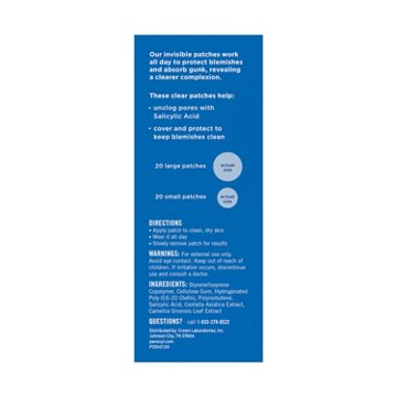 PanOxyl Daytime Invisible Patches with Salicylic Acid, 40 ct
