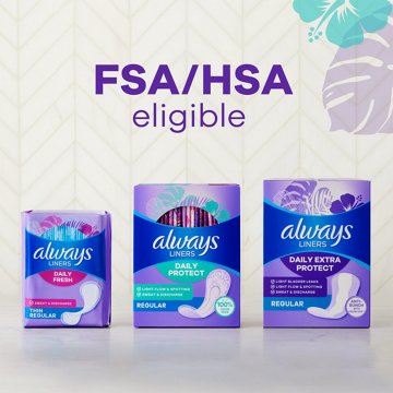 Always Daily Protect Liners - Regular, Unscented