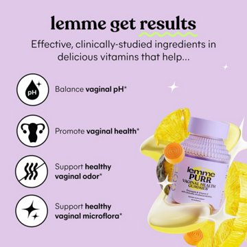 Lemme Purr Vaginal Probiotic Gummies, 60 ct