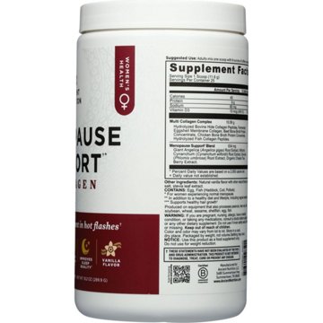 Ancient Nutrition Women's Menopause Support + Collagen Powder - Vanilla, 10.2 oz