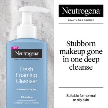 Neutrogena All-in-One Fresh Foaming Cleanser - Normal to Dry Skin