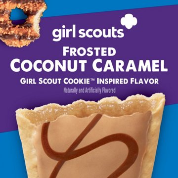 Pop-Tarts Girl Scouts Frosted Coconut Caramel Toaster Pastries, 13.5 oz, 8 ct
