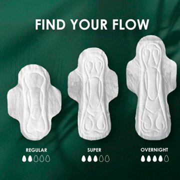 L. Cotton Top Layer Ultra Thin Pads with Wings - Super