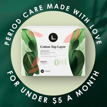 L. Cotton Top Layer Ultra Thin Pads with Wings - Super