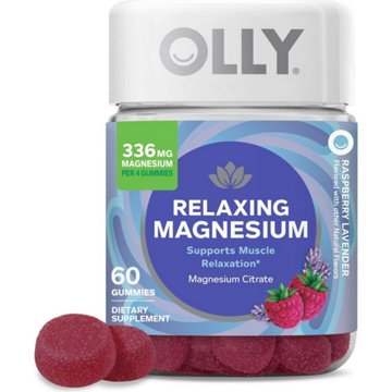 OLLY Relaxing Magnesium Gummies - Raspberry Lavender, 60 ct