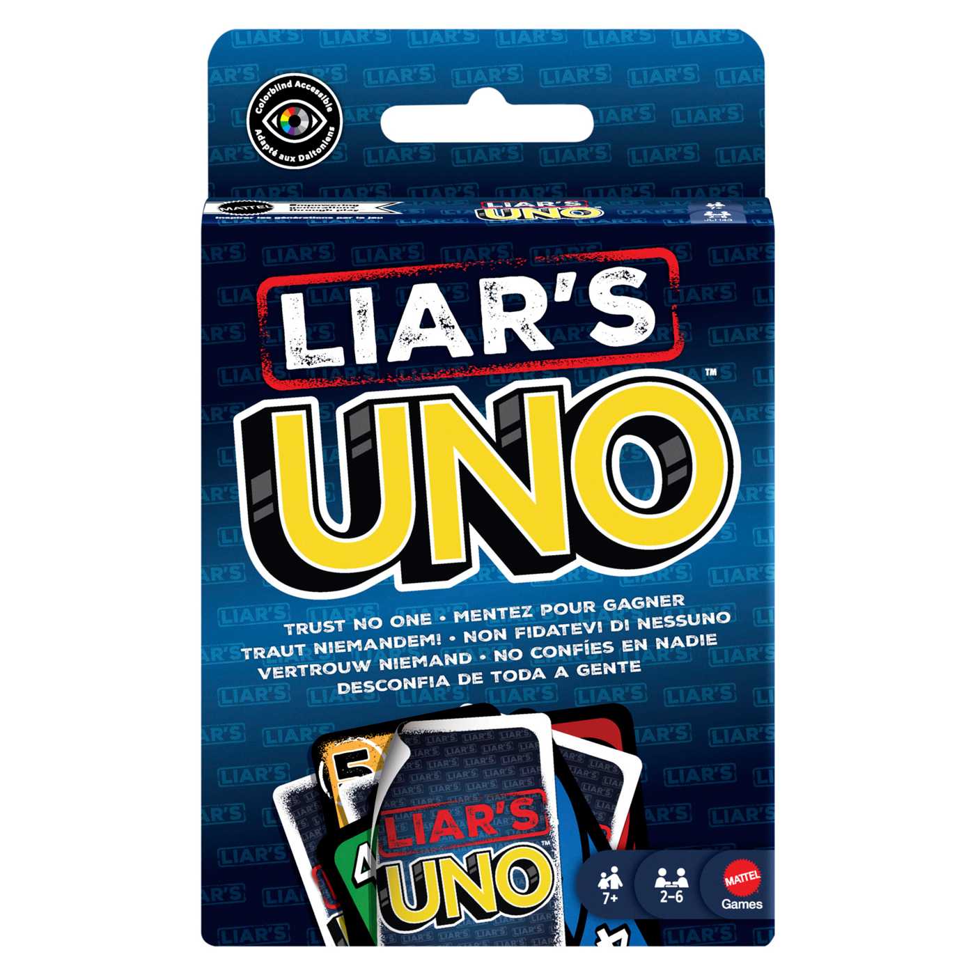 UNO Liar's Edition Card Game; image 1 of 2