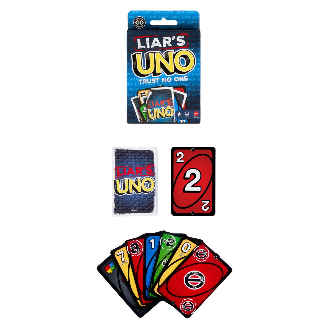 UNO Liar's Edition Card Game; image 2 of 2