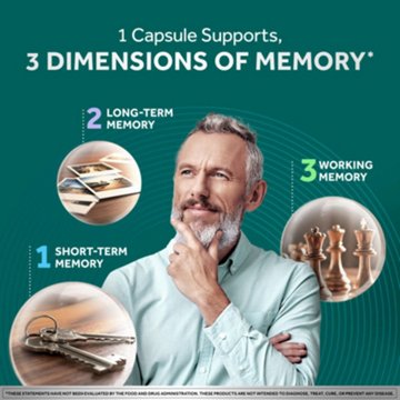 Neuriva Brain Memory 3D Supplement, 30 ct