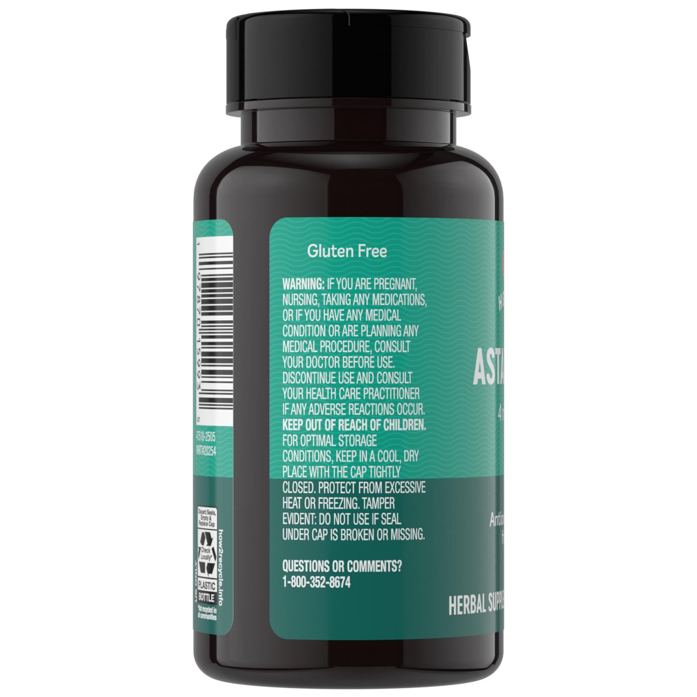 H-E-B Herbals Astaxanthin 4 mg Antioxidant Softgels; image 3 of 3