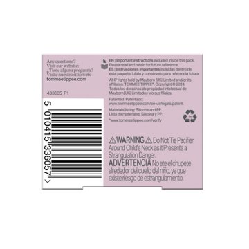 Tommee Tippee UltraLight Stayput Pacifiers for 0-6 Months,  Blue & Green Colors, 2 ct