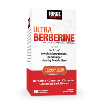 Force Factor Ultra Berberine Glucose & Metabolism Vegetable Capsules
