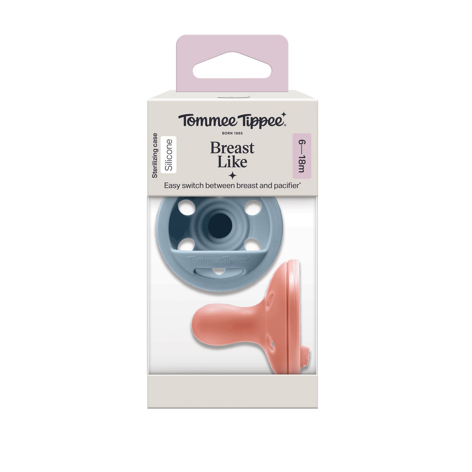 Tommee Tippee Breast Like Pacifiers for 6-18 Months - Main Image