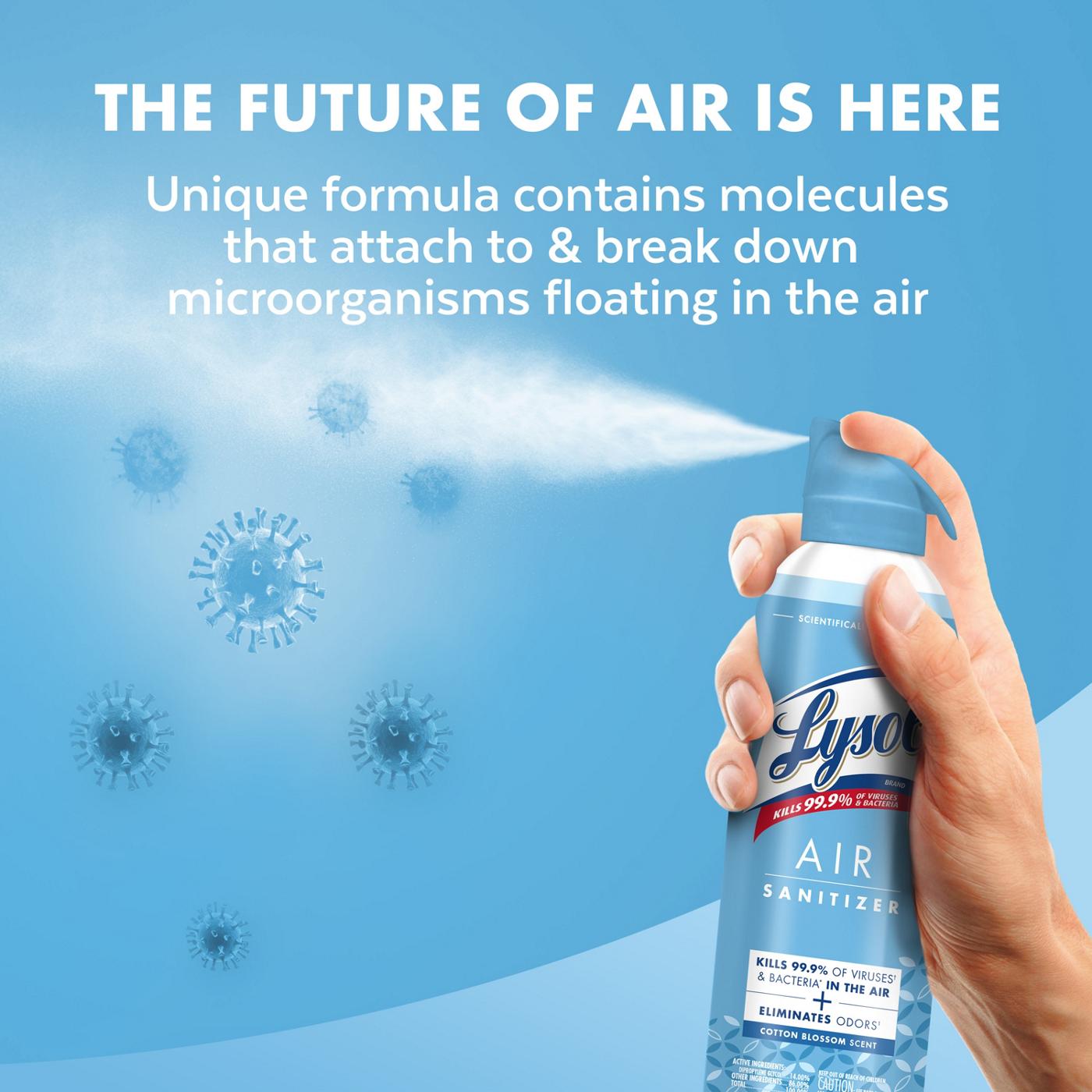 Lysol Air Sanitizer - Cotton Blossom; image 4 of 7