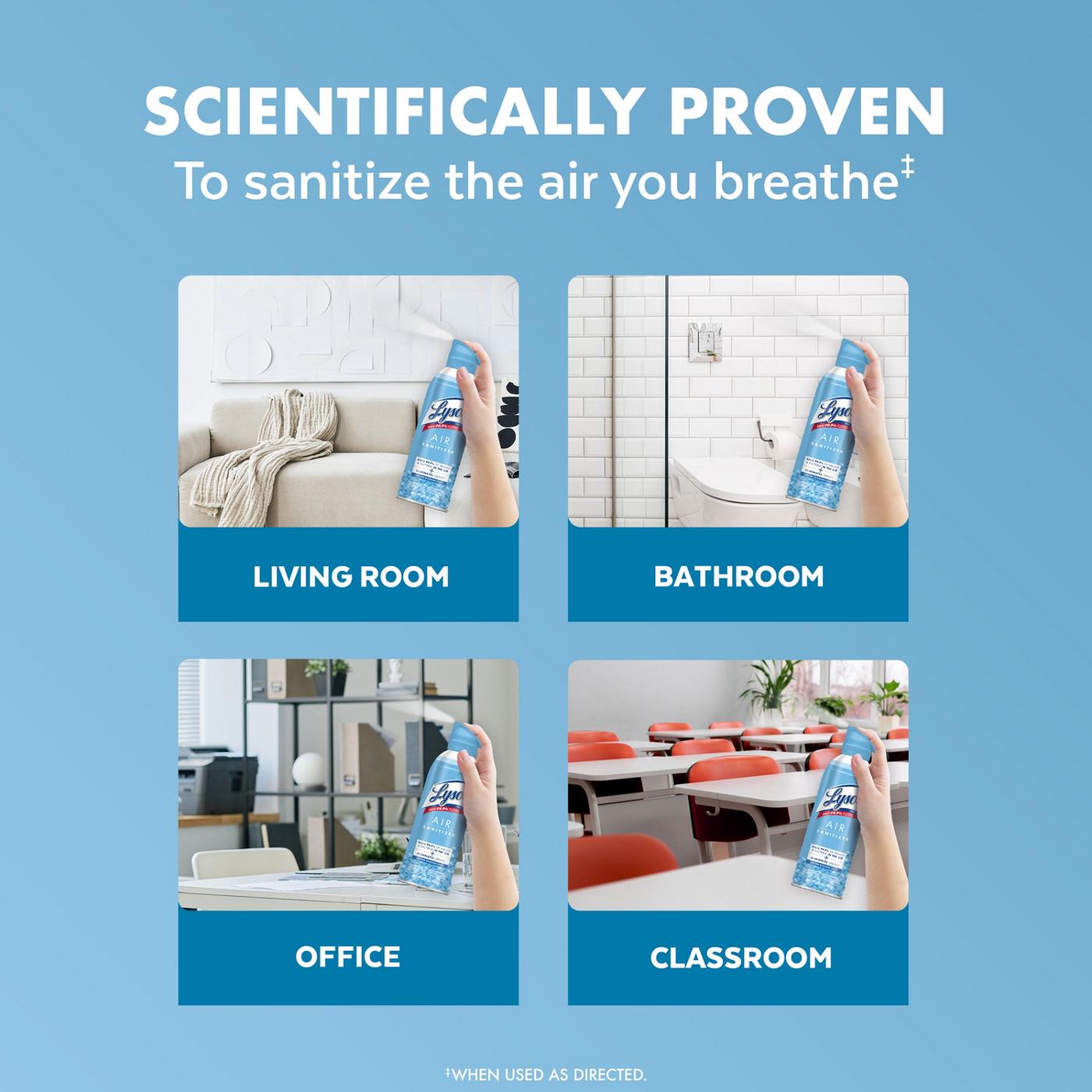 Lysol Air Sanitizer - Cotton Blossom; image 7 of 7