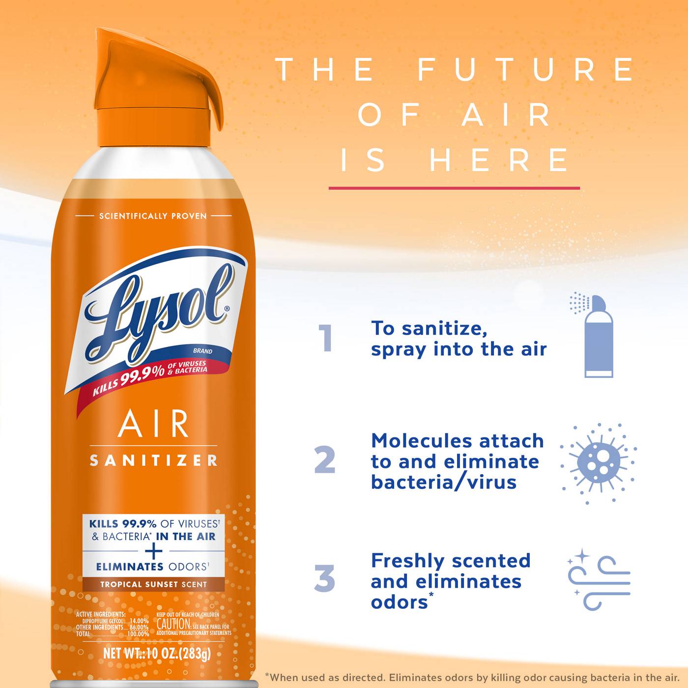 Lysol Air Sanitizer - Tropical Sunset; image 5 of 5