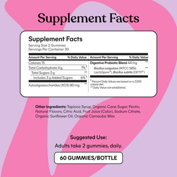 Lemme Debloat Daily Digestive Gummies