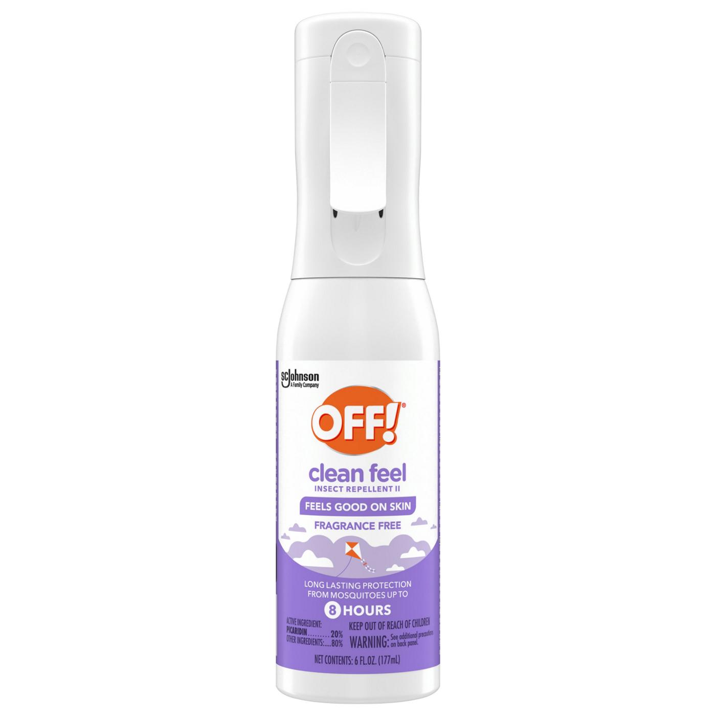 OFF! Clean Feel Fragrance Free Insect Repellent II Mist; image 1 of 9