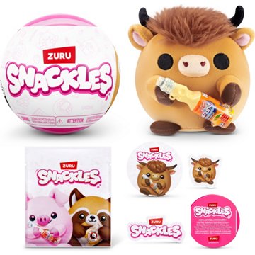 Zuru Snackles Surprise Plush Capsule - Series 3, 5"