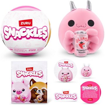 Zuru Snackles Surprise Plush Capsule - Series 3, 5"