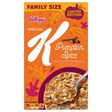 Kellogg's Special K Limited Edition Pumpkin Spice Cereal - Family Size, 16.7 oz