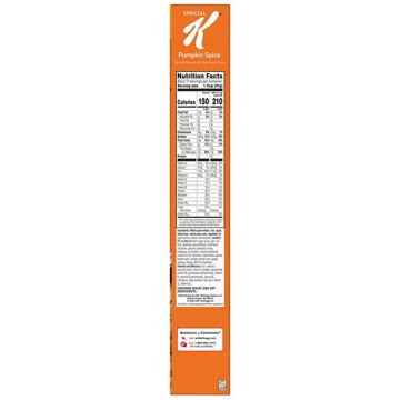 Kellogg's Special K Limited Edition Pumpkin Spice Cereal - Family Size, 16.7 oz
