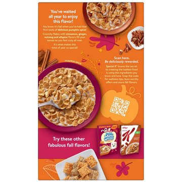 Kellogg's Special K Limited Edition Pumpkin Spice Cereal - Family Size, 16.7 oz