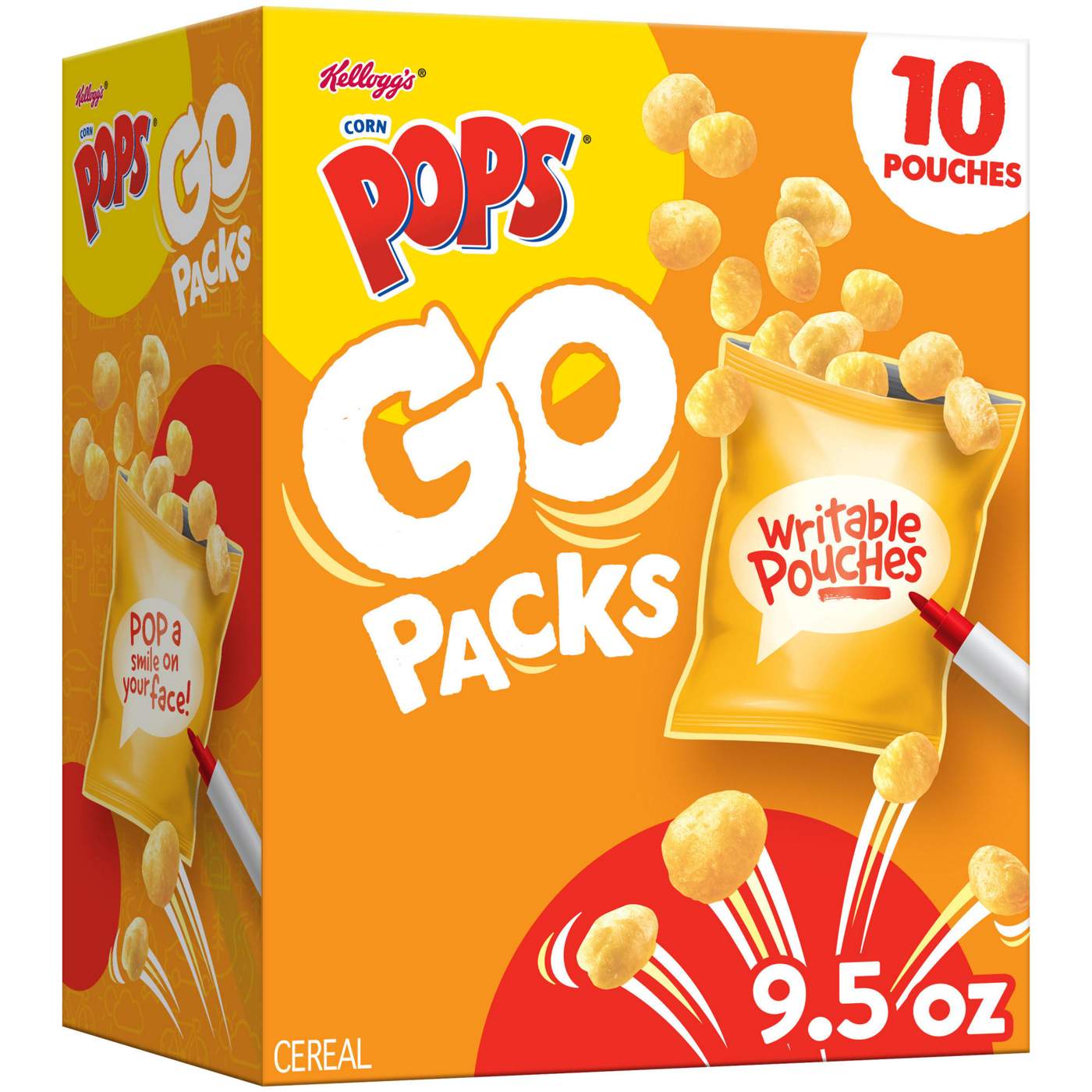 Kellogg's Corn Pops Go Packs 0.95 oz Pouches; image 3 of 10