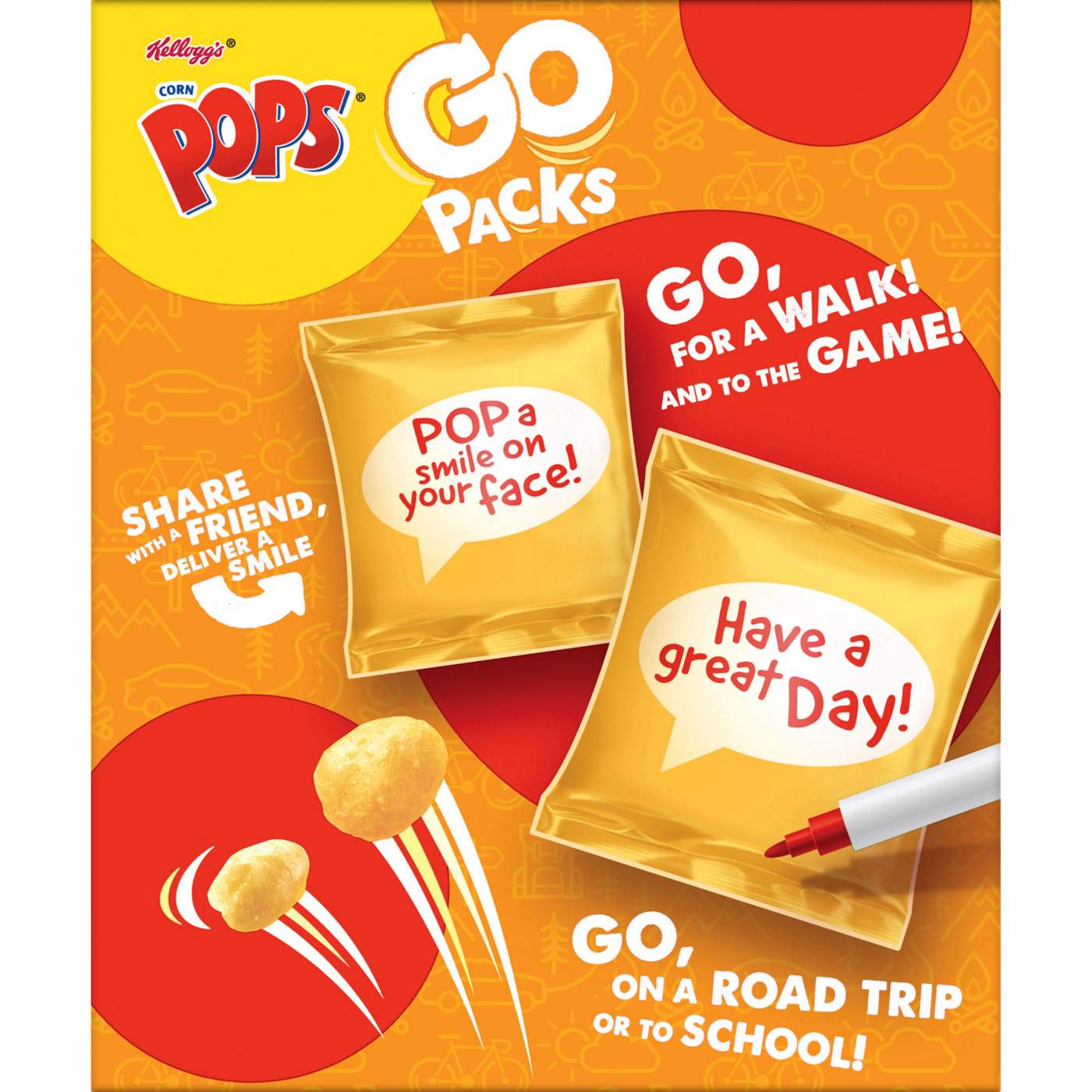 Kellogg's Corn Pops Go Packs 0.95 oz Pouches; image 9 of 10