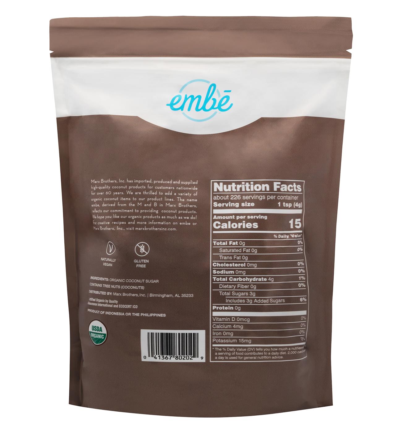 ēmbe Organic Coconut Sugar; image 2 of 2