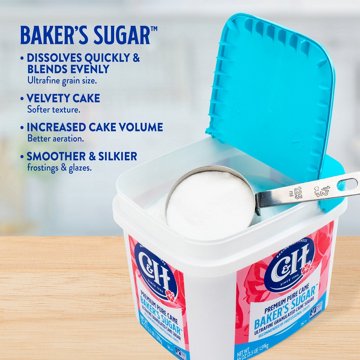 C&H Premium Pure Cane Baker's Sugar, 56 oz