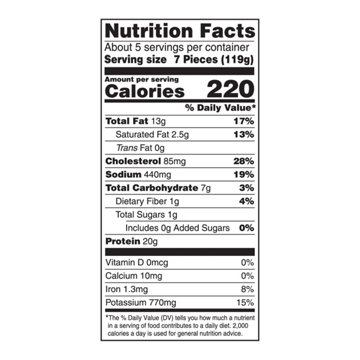 Real Good Foods Co. Lightly Breaded Dino Nuggets, 20 oz