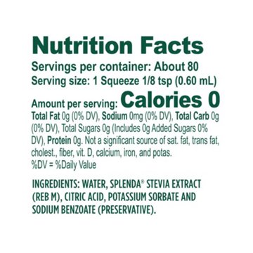 Splenda Stevia Zero Liquid Sweetener, 3.38 oz