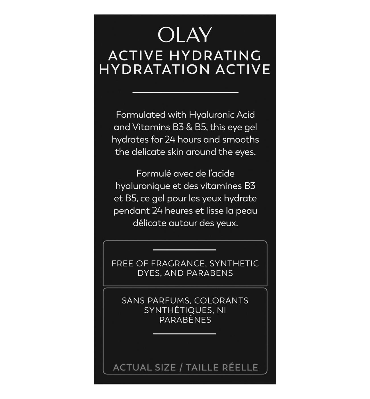 Olay Active Hydrating Eye Gel Smooths; image 2 of 3