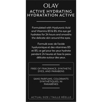 Olay Active Hydrating Eye Gel Smooths, 0.5 oz