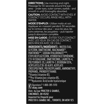 Olay Active Hydrating Eye Gel Smooths, 0.5 oz
