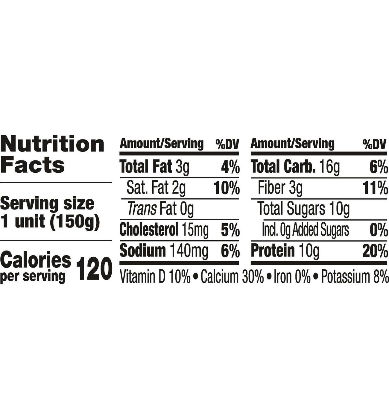 Activia 10g Protein Proactive Strawberry Yogurt; image 8 of 8