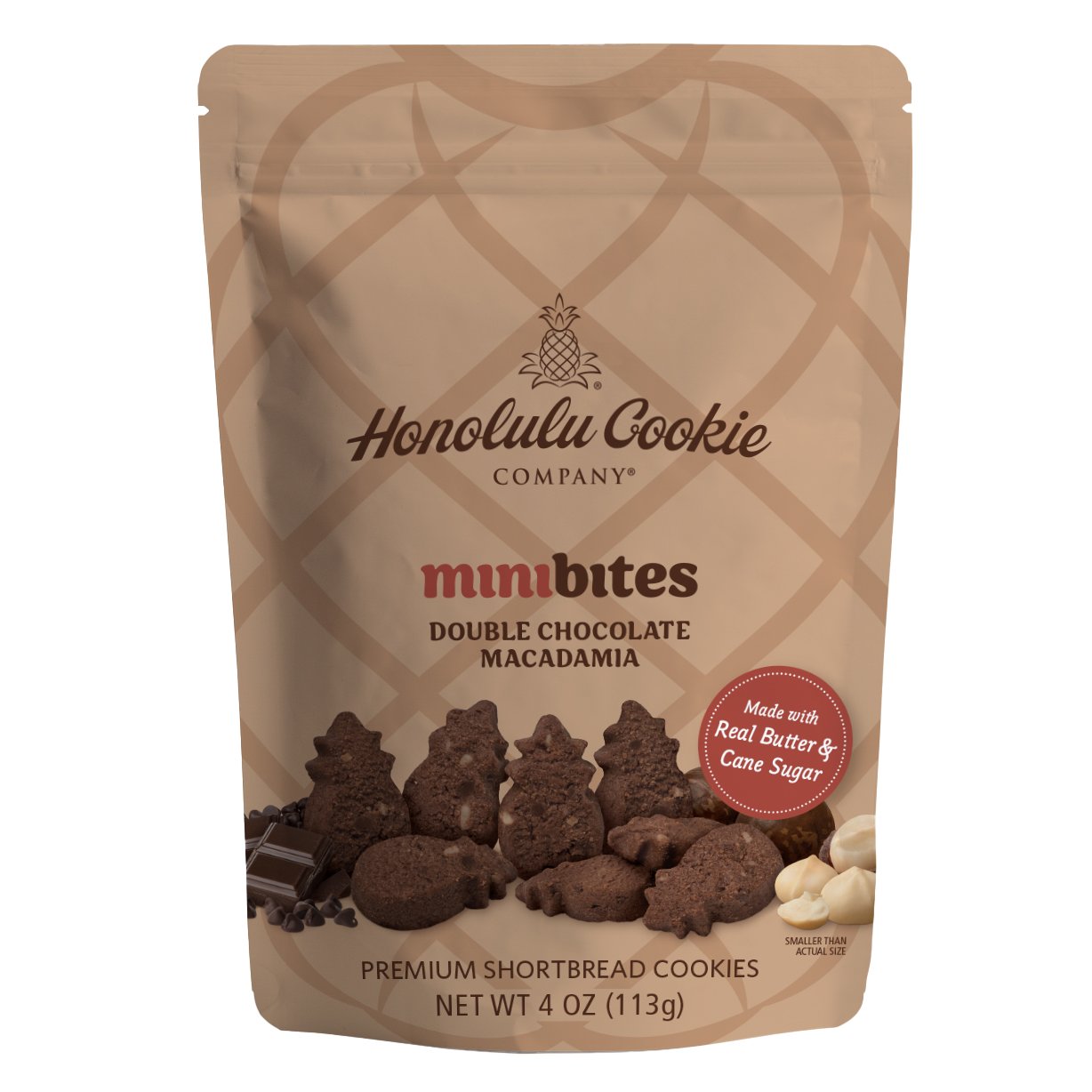 その他 Cookie Honolulu Cookie Company Double Chocolate Mini Shortbread Cookies