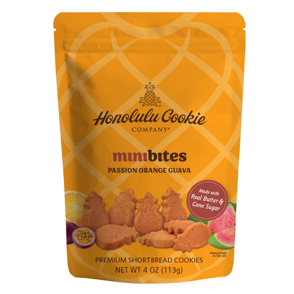 Honolulu Cookie Company Passion Orange Guava Mini Shortbread