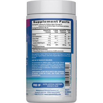 Natural Vitality Calm Magnesium Gummies - Raspberry Lemon