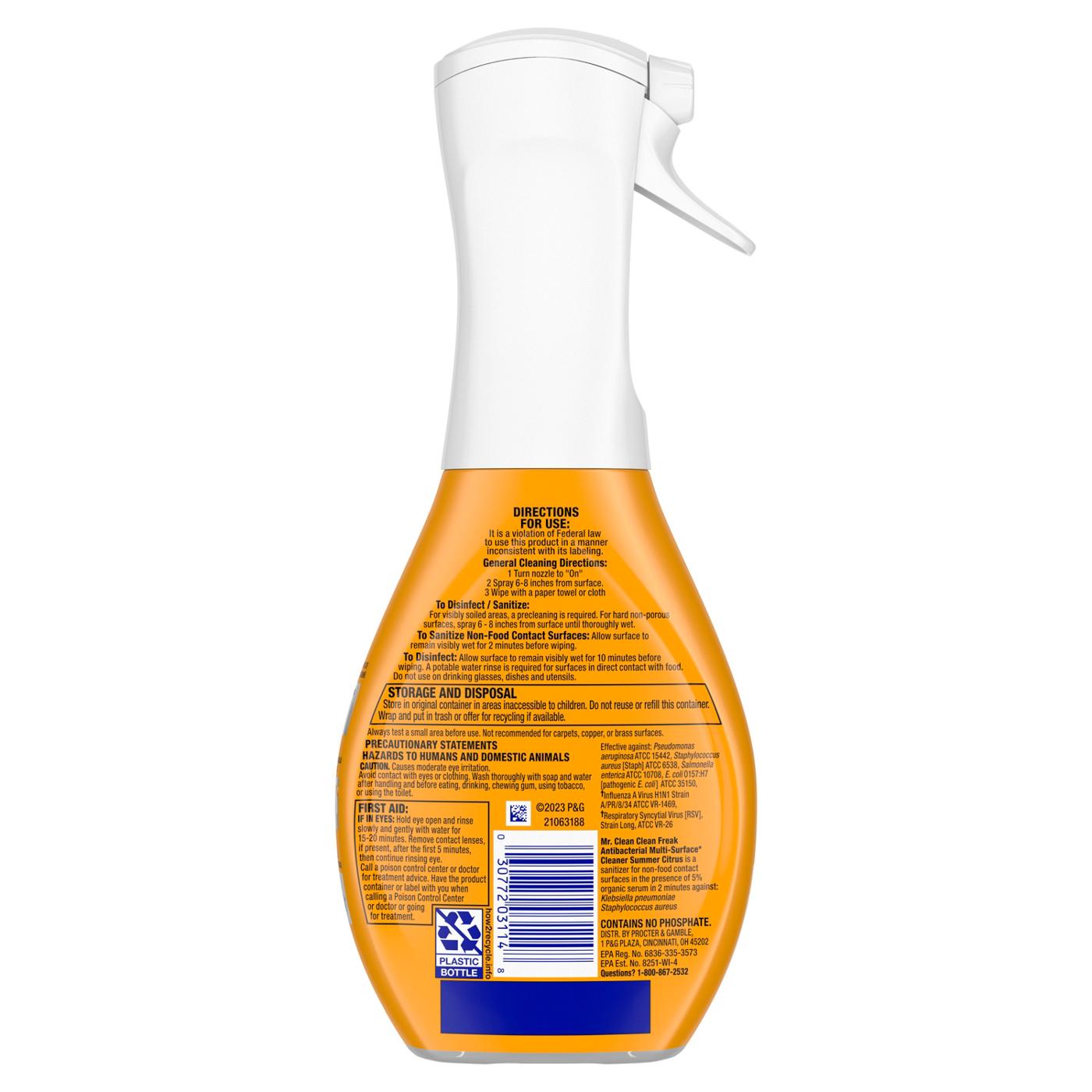 Mr. Clean Clean Freak All Purpose Cleaner Spray - AB Citrus; image 3 of 8