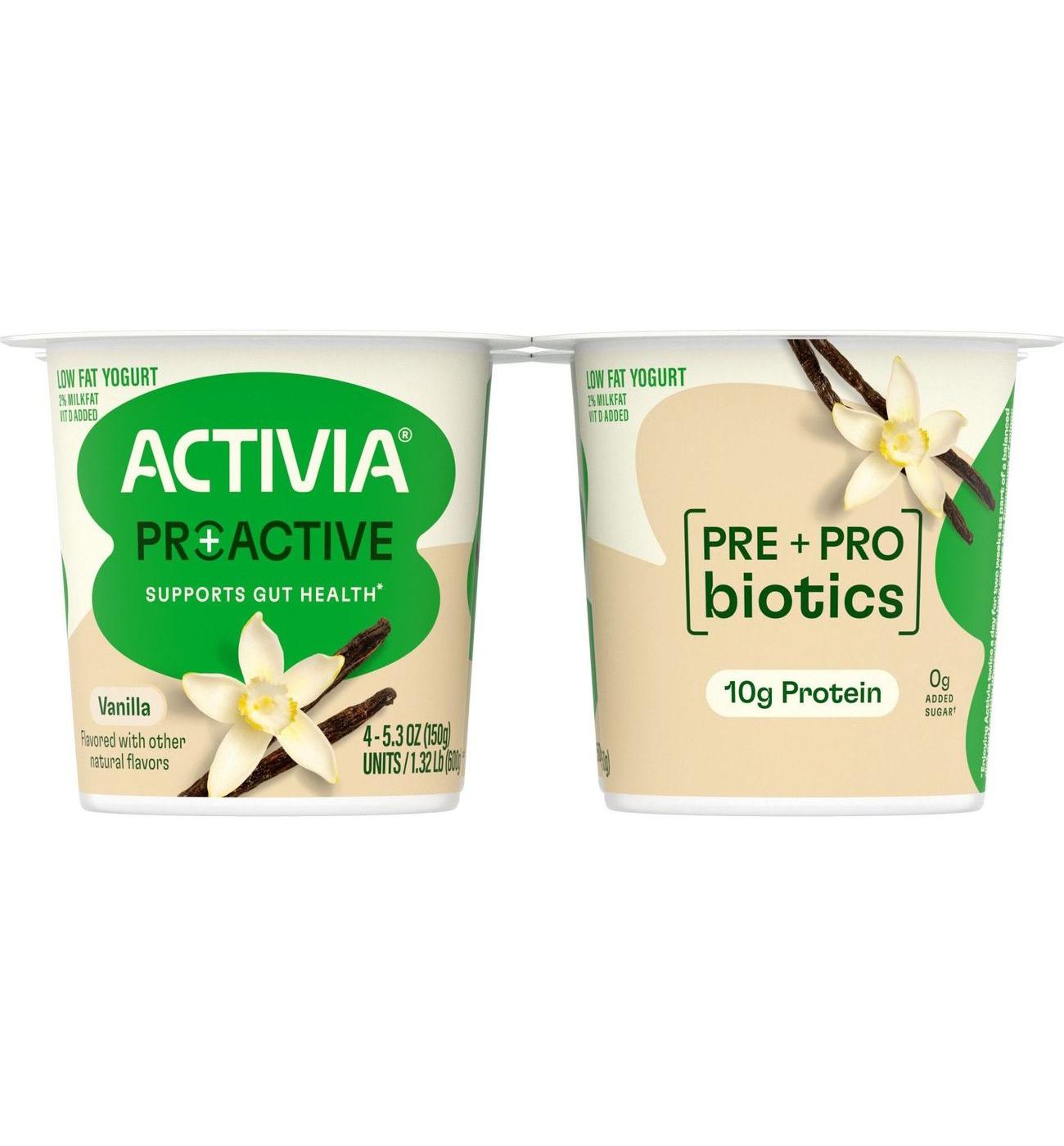 Activia 10g Protein Proactive Vanilla Yogurt; image 1 of 6