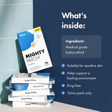 Hero Invisable Blemish Mighty Patch - Jumbo Pack, 72 ct