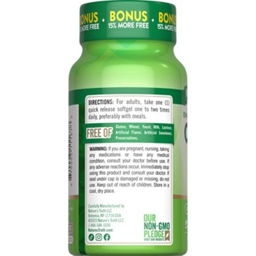 Nature's Truth CoQ-10 200mg with Black Pepper Extract Softgels, 92 ct